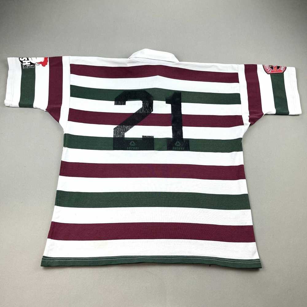 Vintage Vintage Rugby Polo Shirt XL Striped New Z… - image 7