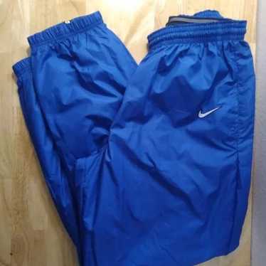 y2k Nike Sportswear Track Pants Size Adult Large Joggers Navy Blue