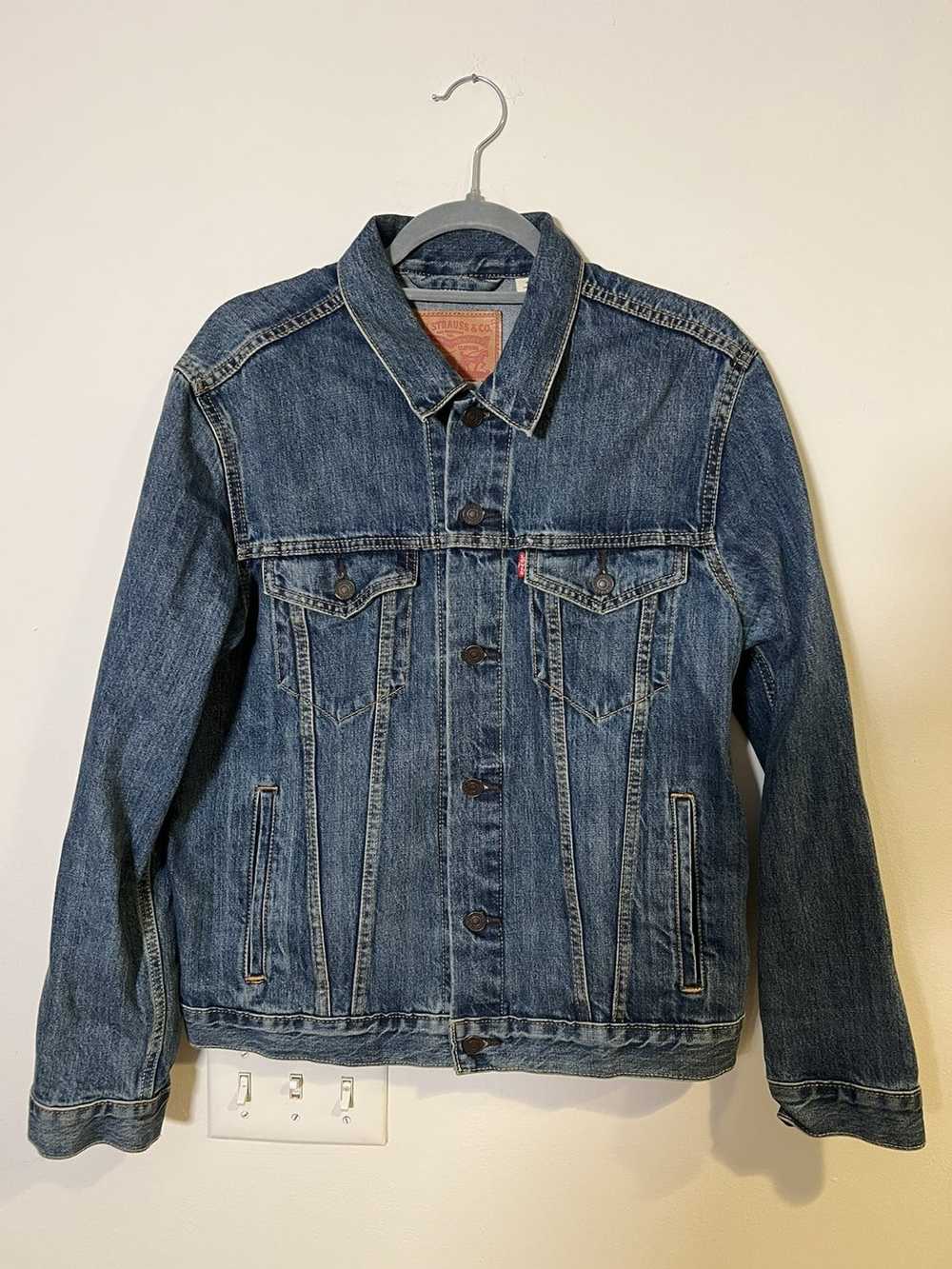 Levi's Levi’s Denim Jacket-Peace Sign Patch - image 1