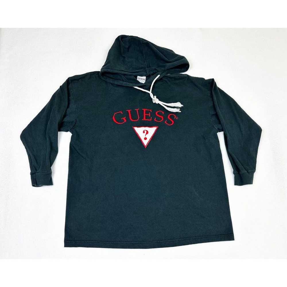 Guess × Streetwear Vintage 90s Guess Hoodie T-Shi… - image 2