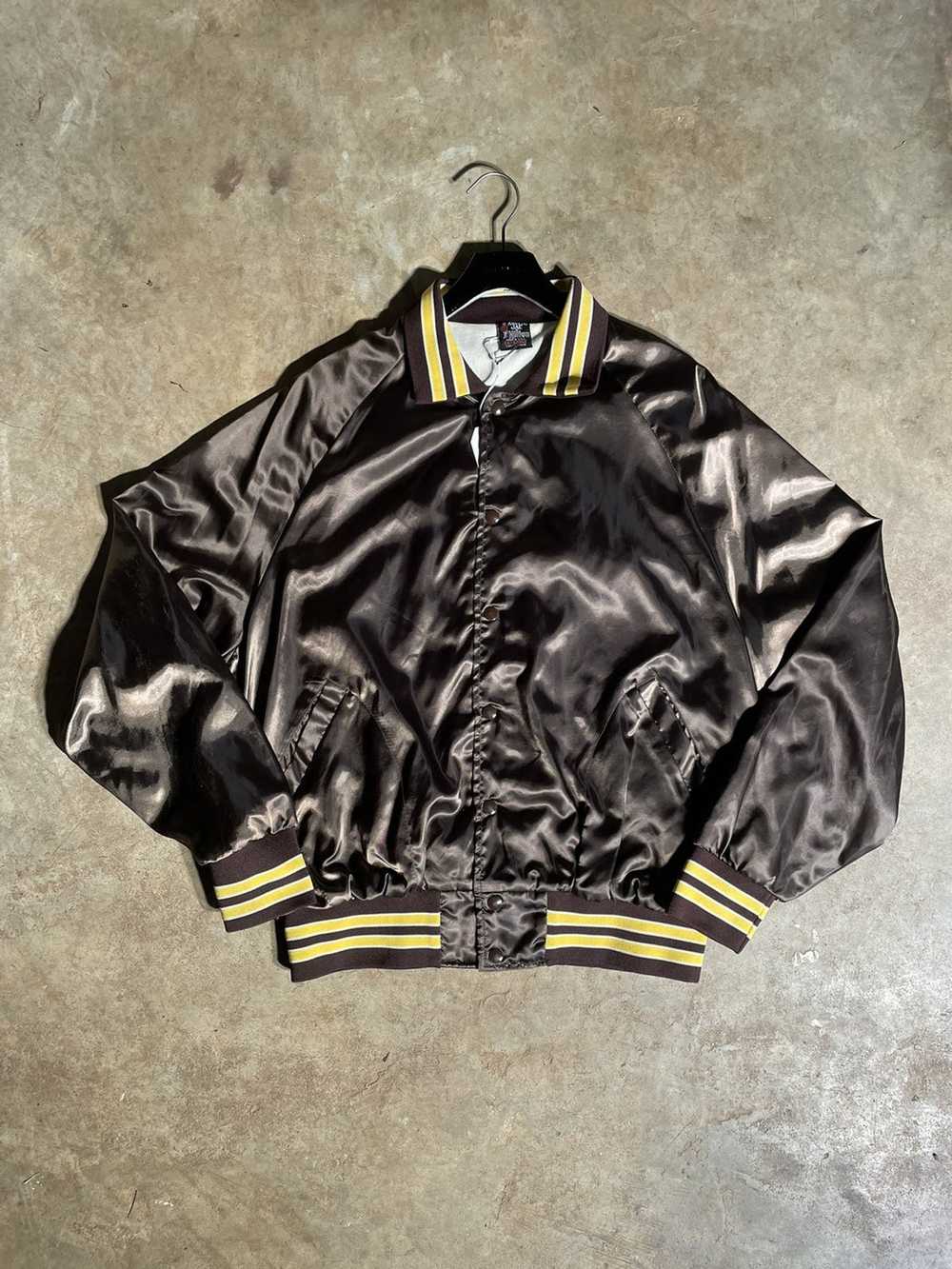 Vintage Vintage Satin Bomber Jacket - image 1