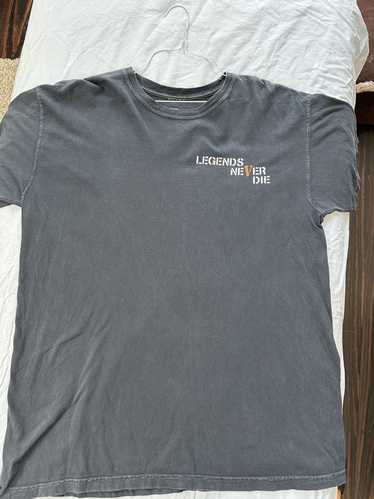 Juice Wrld x Vlone 999 LEGENDS NEVER DIE T-Shirt Black LARGE