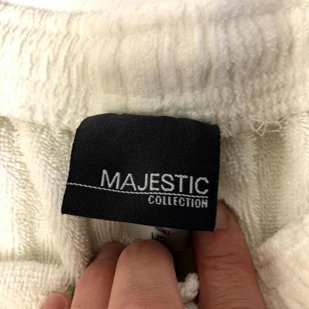 Majestic 80's Majestic White Thick TERRY CLOTH At… - image 3