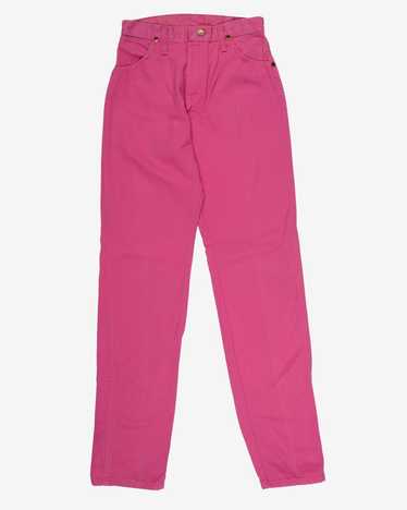 Wrangler 80s Fuchsia Pink Tapered Mom Denim Jeans… - image 1