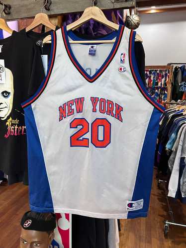 Vintage New York Knicks Allan Houston Jersey 52 XX