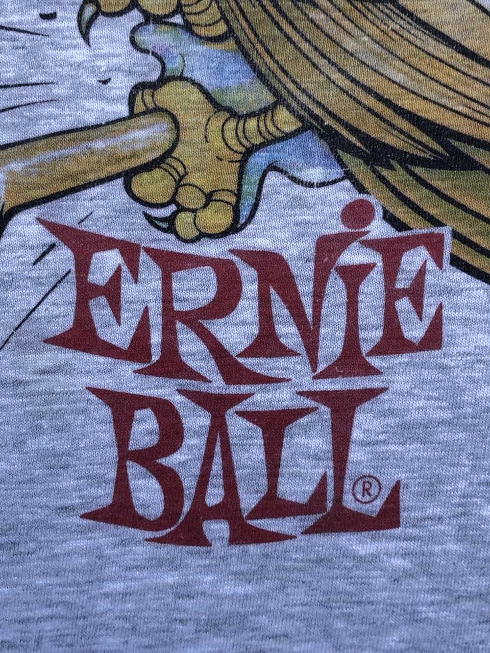 Band Tees × Hanes × Vintage Vintage Ernie Ball Te… - image 4