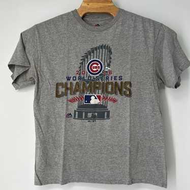 Majestic 2016 MLB Chicago Cubs Shirt Large World … - image 1