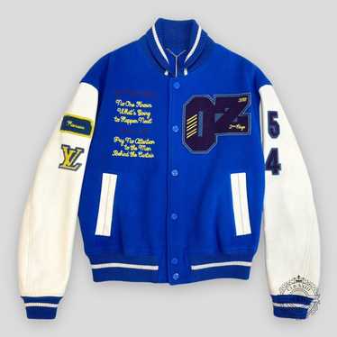 Louis Vuitton White & Blue Bunny Varsity Jacket – Savonches