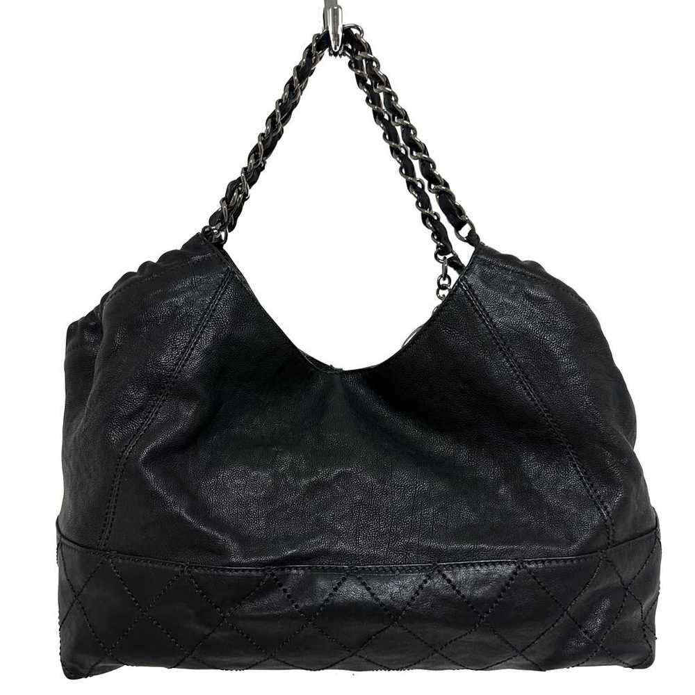Chanel Coco Cabas leather handbag - image 3