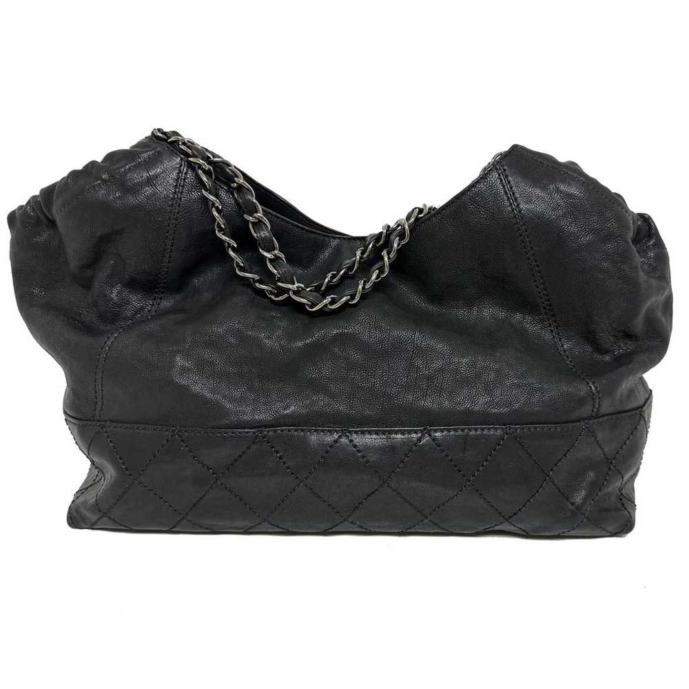 Chanel Coco Cabas leather handbag - image 5