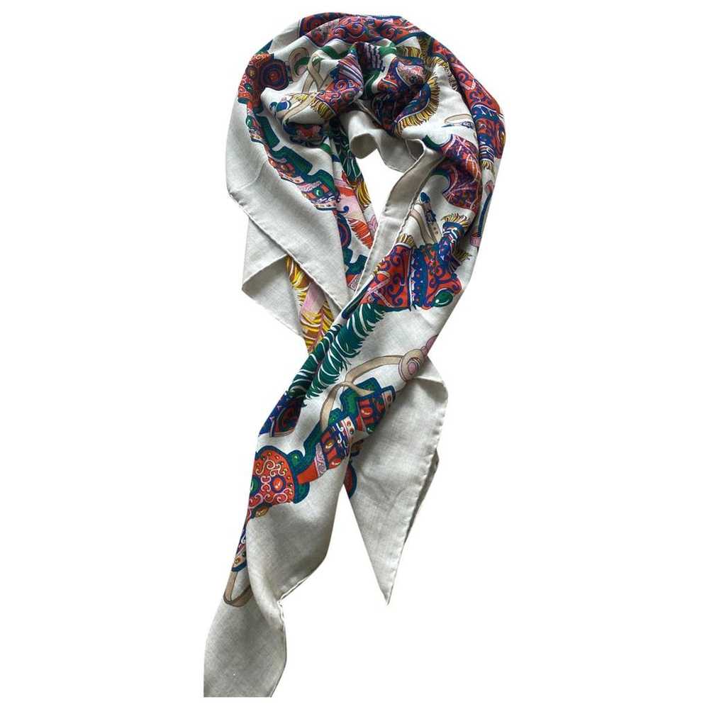 Hermès Carré Géant silk 140 cashmere scarf - image 1