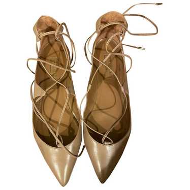 Aquazzura Christy leather ballet flats - image 1