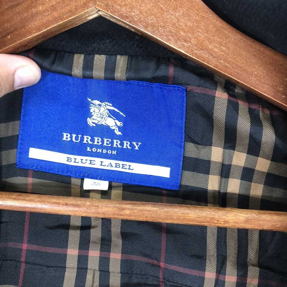Burberry BURBERRY BLUE LABEL BELT LONG COAT - image 11