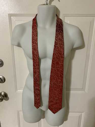 Kenzo Iridescent print silk wide tie