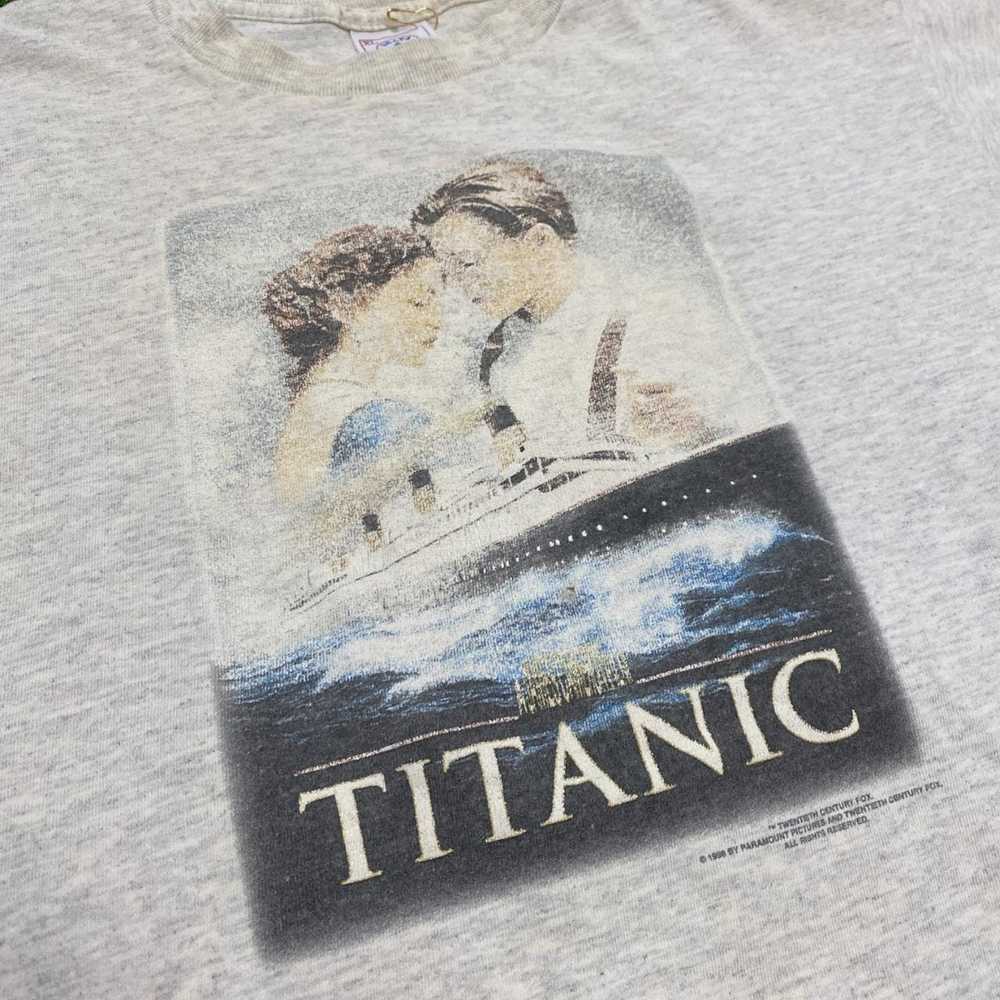 Movie × Tee Shirt × Vintage Titanic Vintage 90s M… - image 2