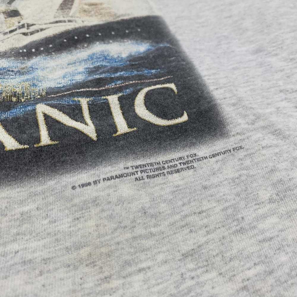Movie × Tee Shirt × Vintage Titanic Vintage 90s M… - image 3