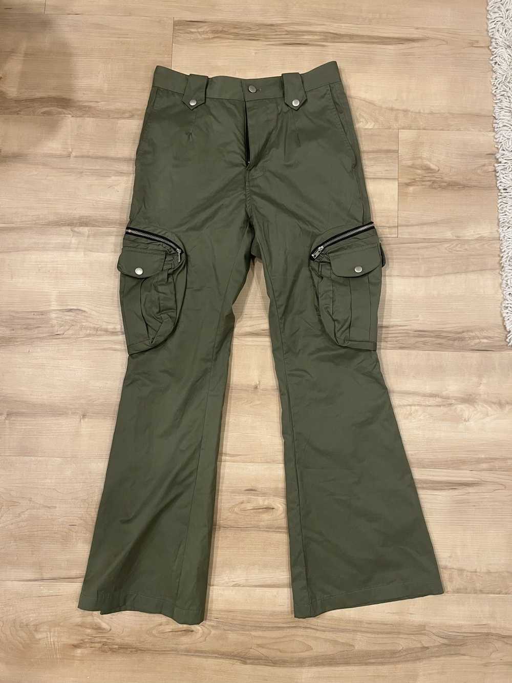 Japanese Brand FFFPOSTALSERVICE Flared Cargo Pants - image 1