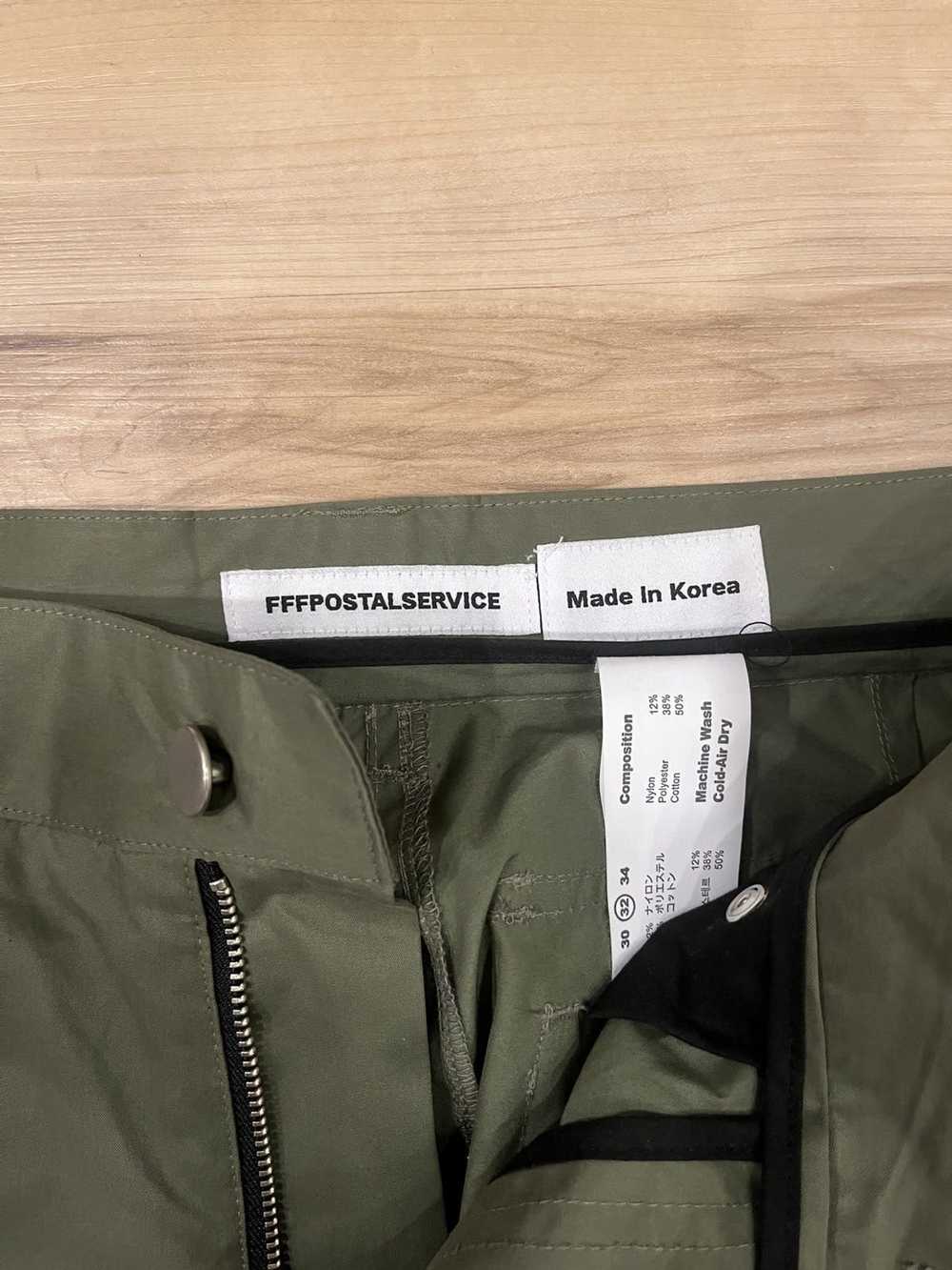 Japanese Brand FFFPOSTALSERVICE Flared Cargo Pants - image 3