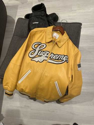 Supreme Supreme Uptown Leather Varsity Jacket (SS1