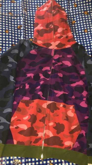 Bape Multi camo bape hoodie