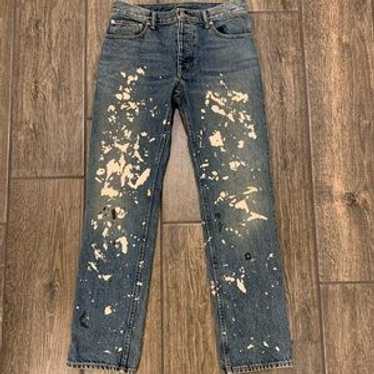 服*。様 Helmut lang Painter jeans 29 本人期 Helmut Lang Wide Leg Painted Jeans | HELMUTLANG.COM