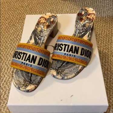 Dior dway heeled slide - Gem