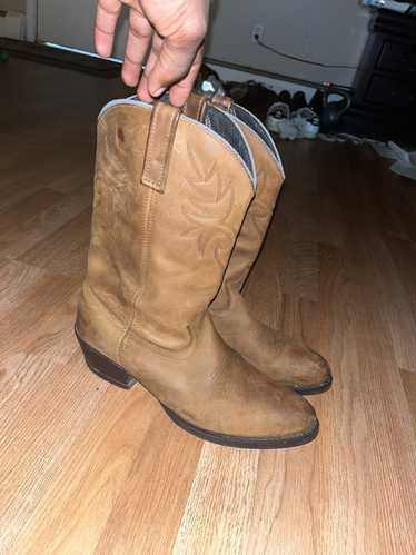Vintage Brown Cowboy Boots