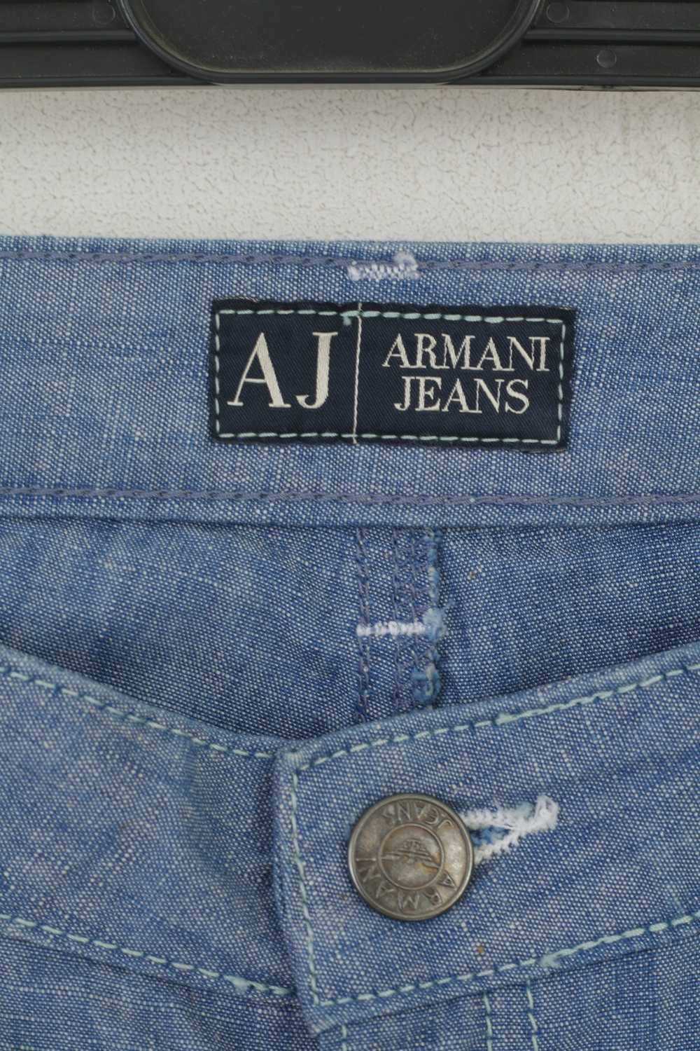 Armani Armani Jeans Women 27 Trousers Blue Cotton… - image 2