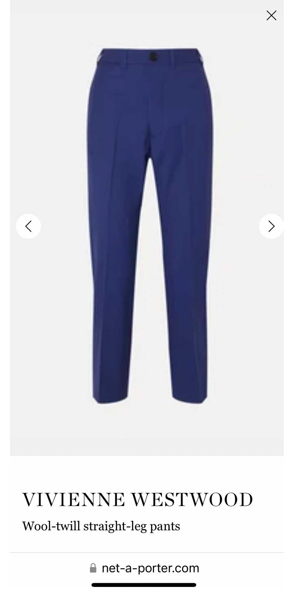 パンツ VIVIENNE WESTWOOD NAVY BLUE TROUSERS IN WOOL Navy blue Wool trousers Vivienne Westwood - Vitkac AS