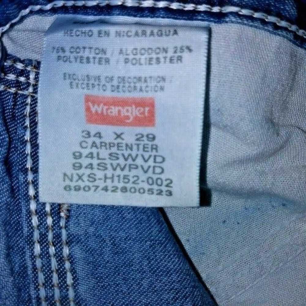 Wrangler Wrangler Carpenter Jeans Mens 34x27.5 SH… - image 8