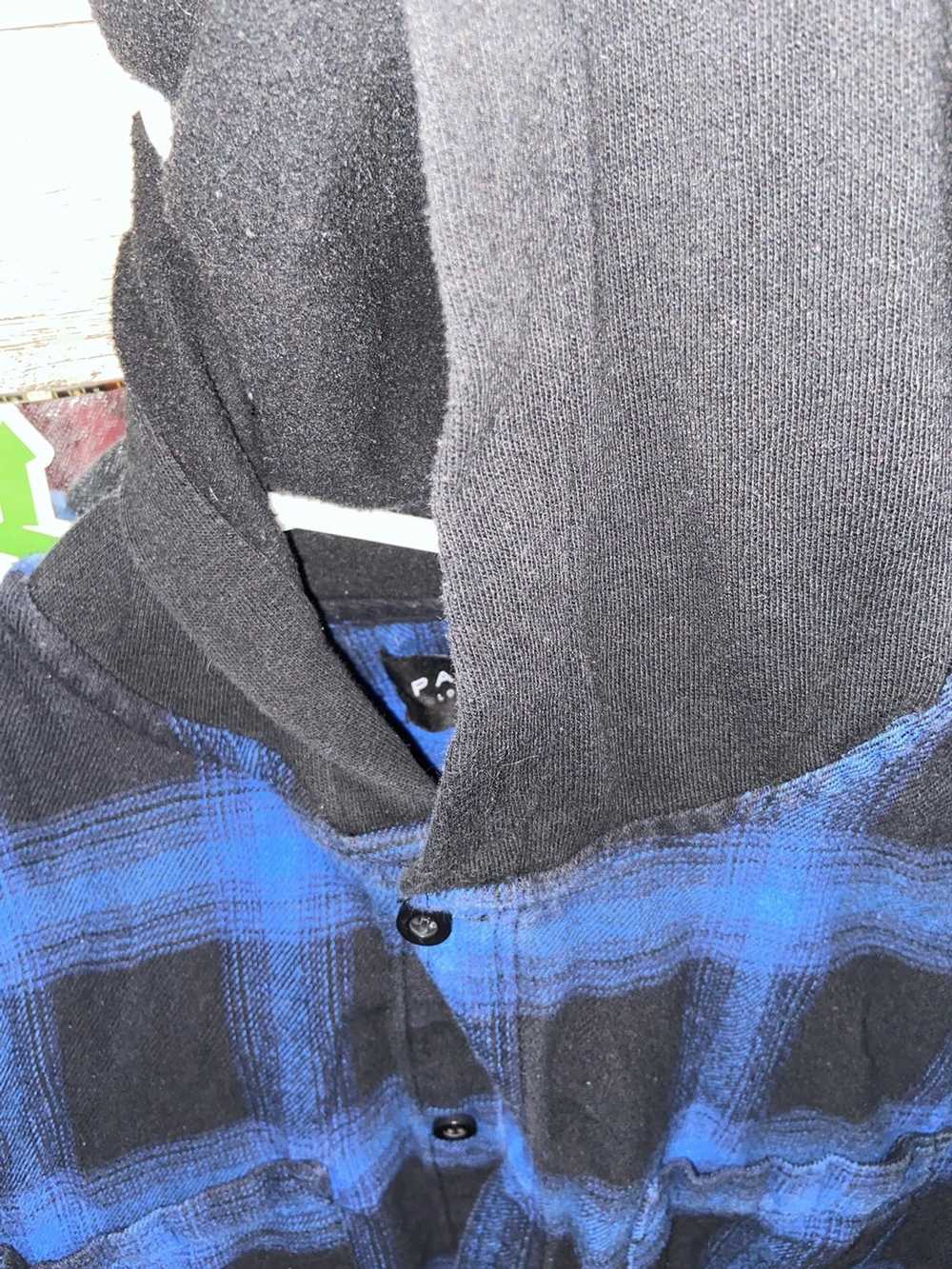 Vintage Black and Blue Flannel - image 2