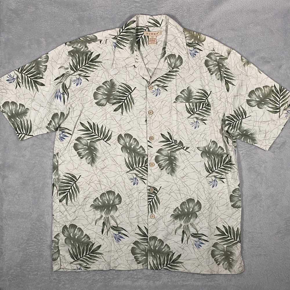 Hawaiian Shirt × Vintage Summa Mens Shirt Size L … - image 1