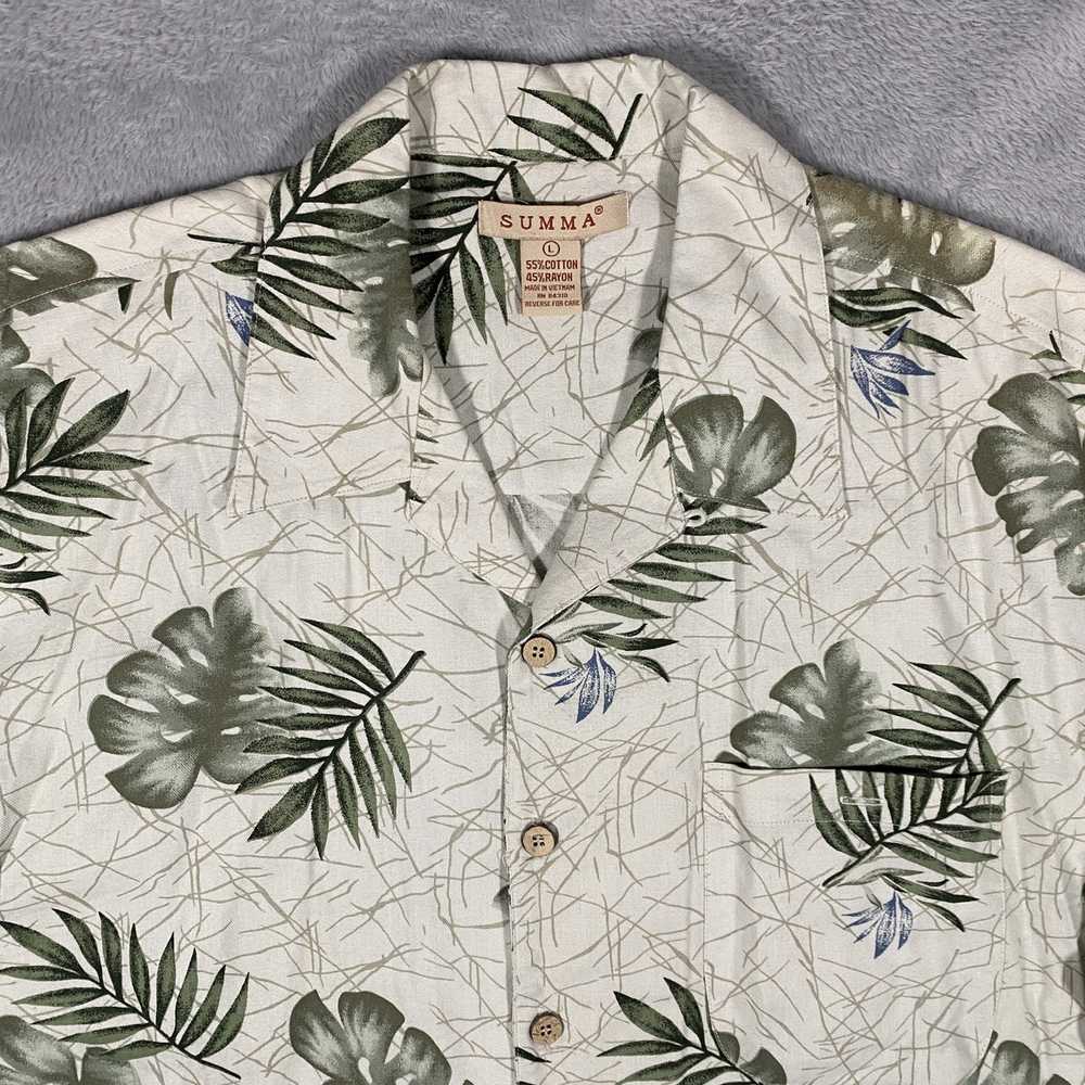 Hawaiian Shirt × Vintage Summa Mens Shirt Size L … - image 2