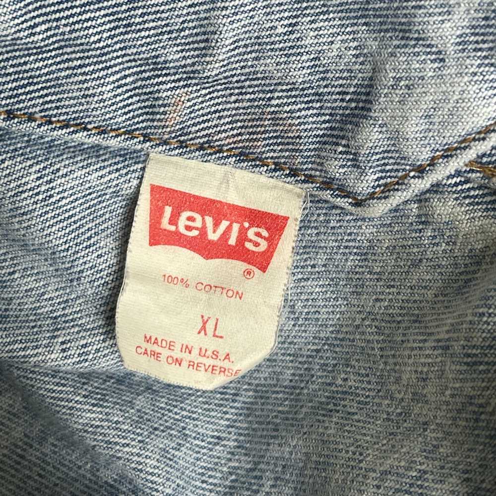 Levi's Made in USA 90s Levis Trucker Jacket Men sz XL… - Gem