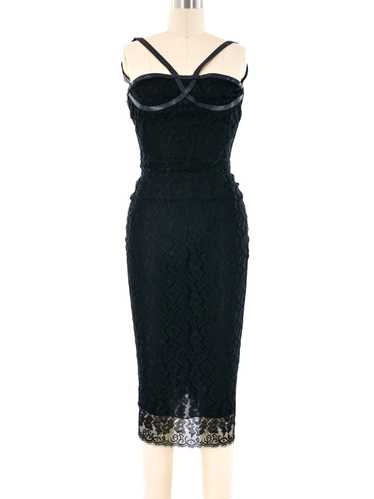 Alexander McQueen Lingerie Inspired Dress - image 1