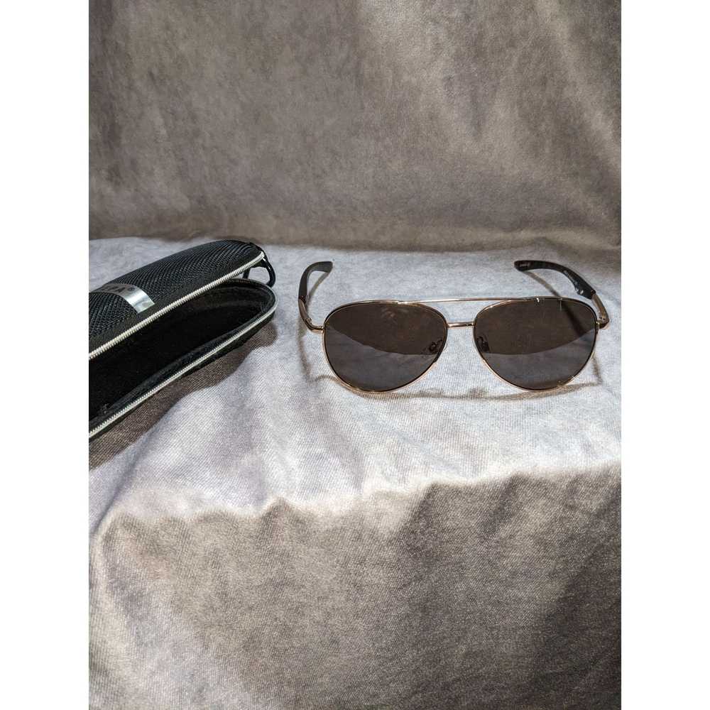 Other Rose Gold Tortoise Shell Aviator Sunglasses - image 6