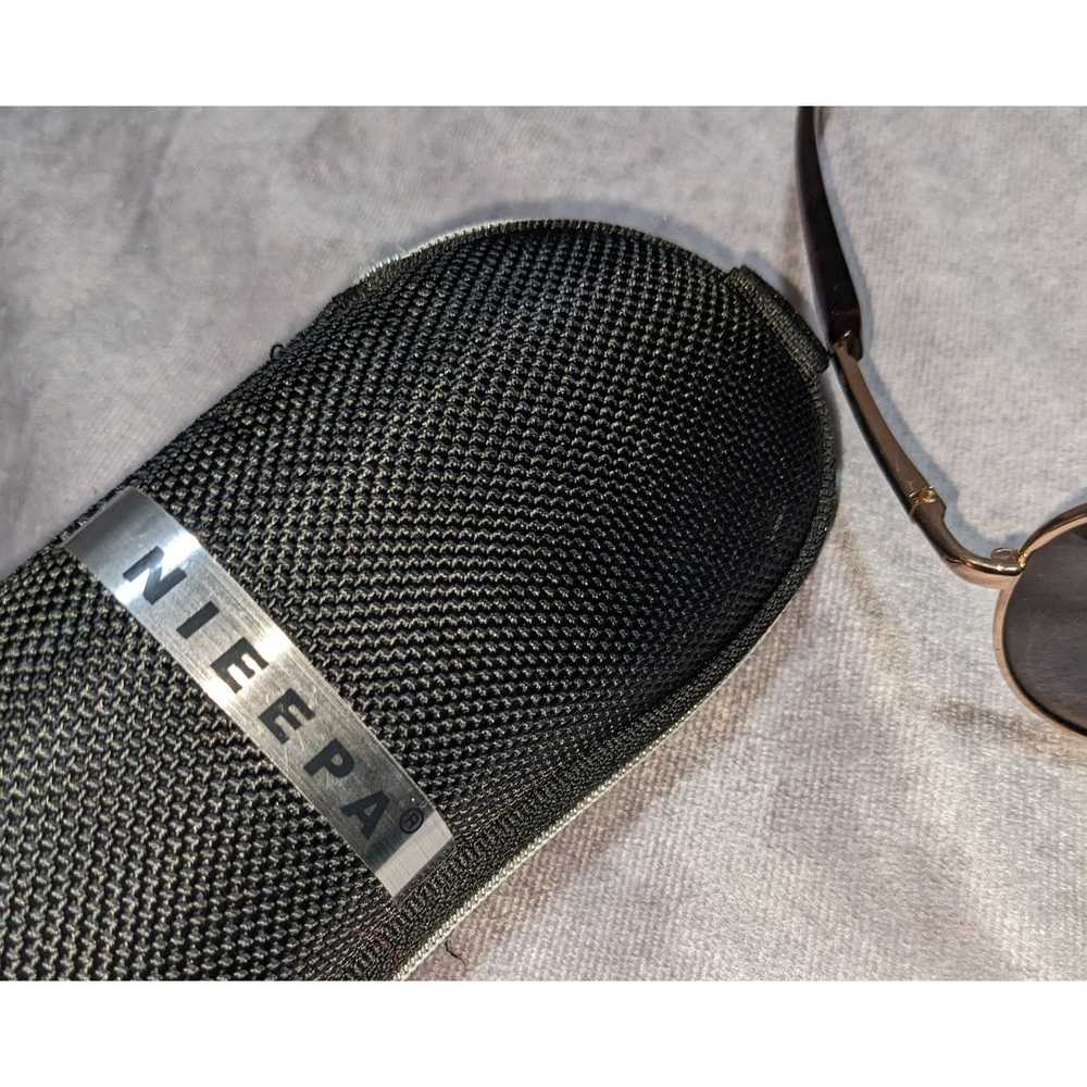 Other Rose Gold Tortoise Shell Aviator Sunglasses - image 7