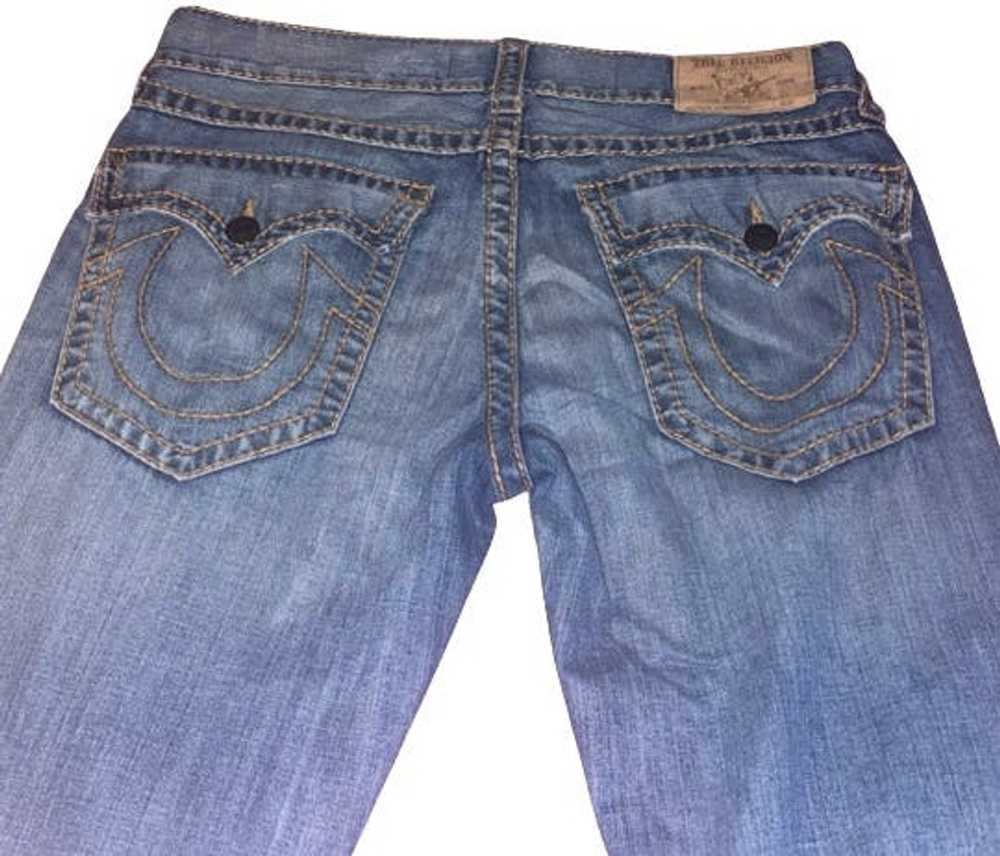 True Religion TRUE RELIGION BLUE JEANS BROWN STIT… - image 1