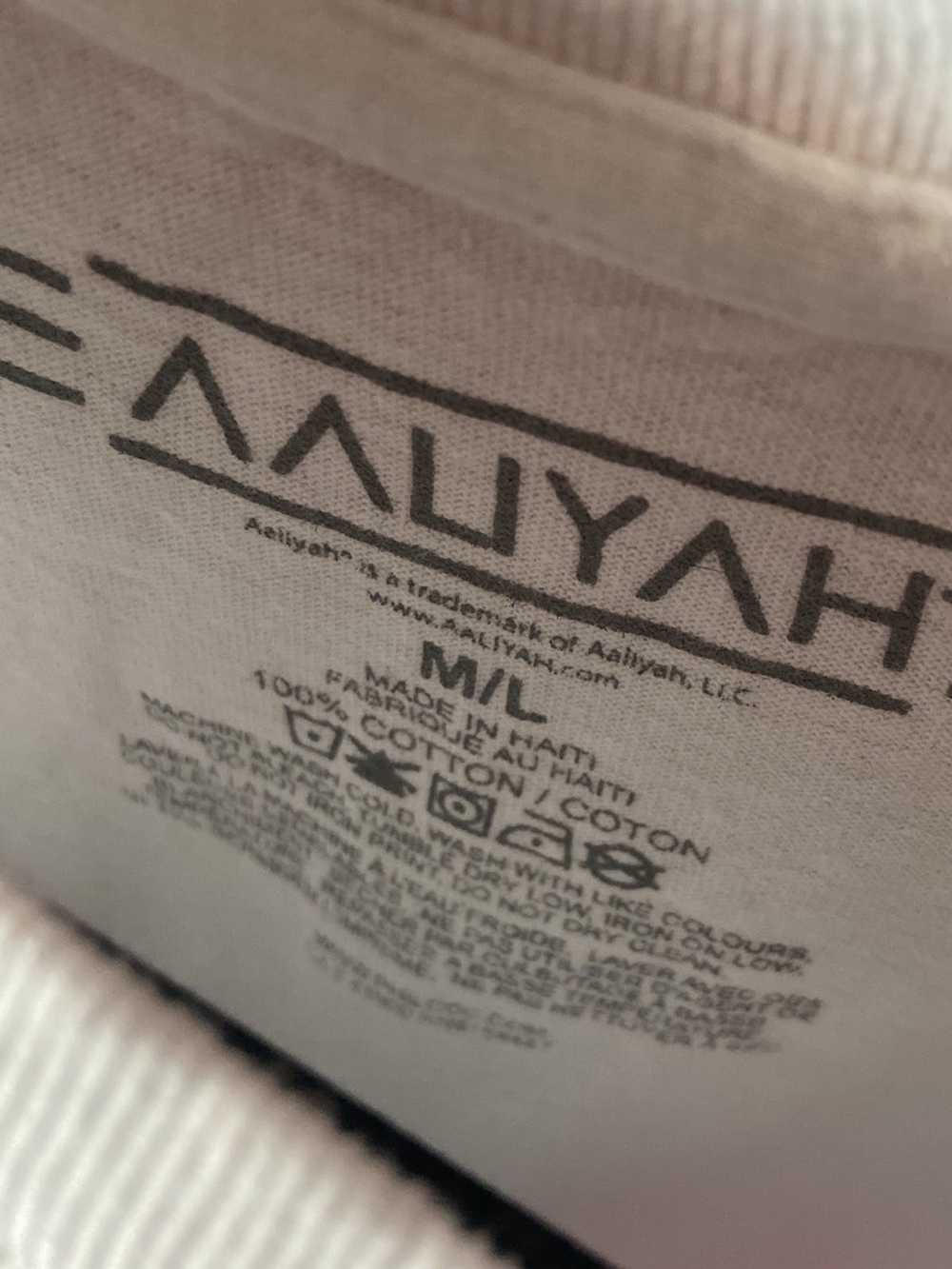 Band Tees × Tee × Vintage Vintage Aaliyah Airbrus… - image 4