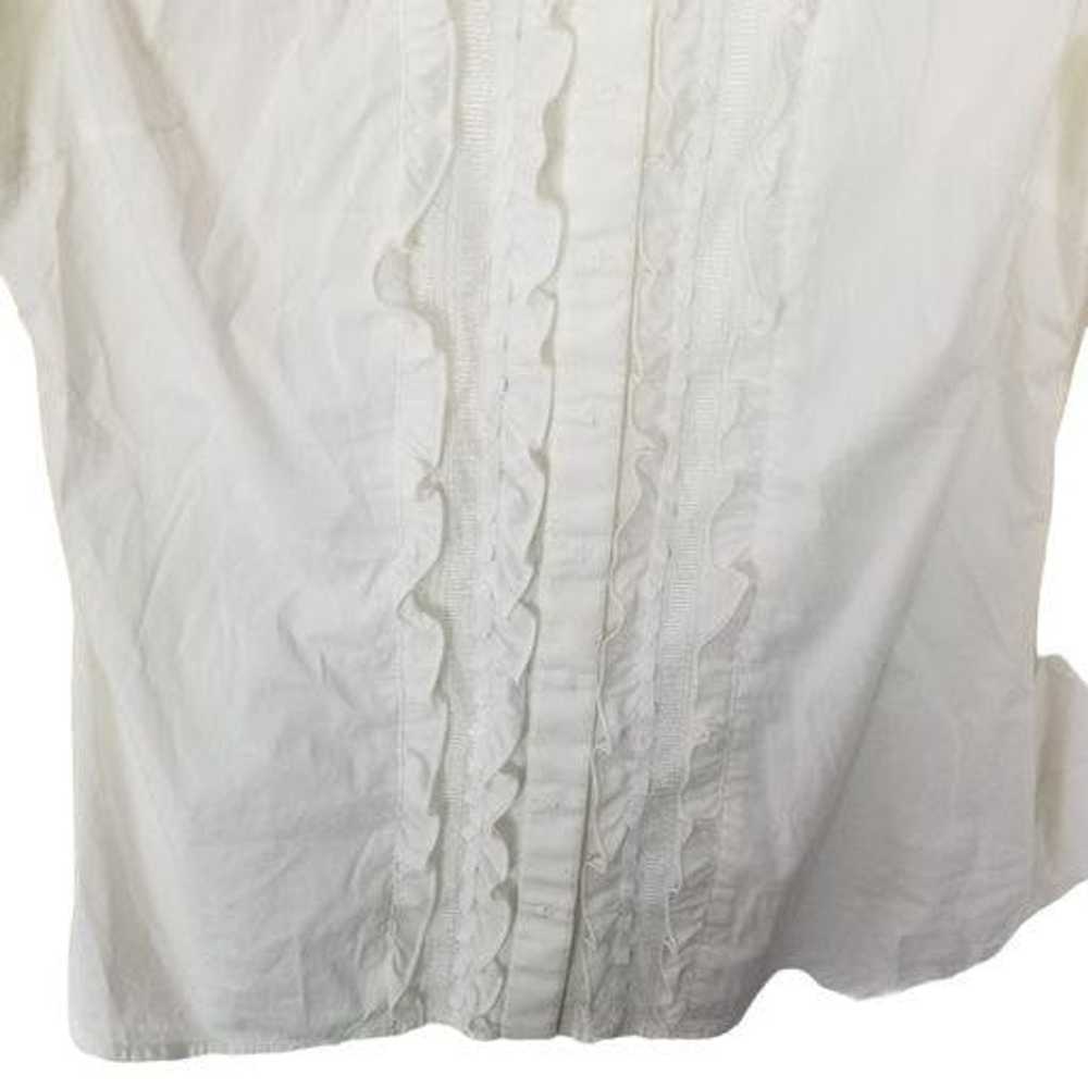 Elie Tahari Elie Tahari S Long Sleeves Ruffle Fro… - image 3