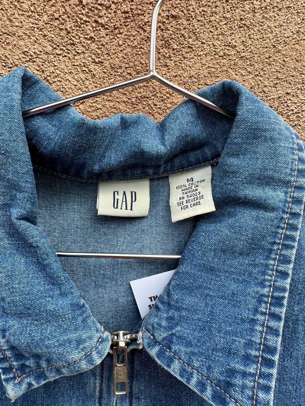 Denim Gap Dress - 90's/Y2K - image 3