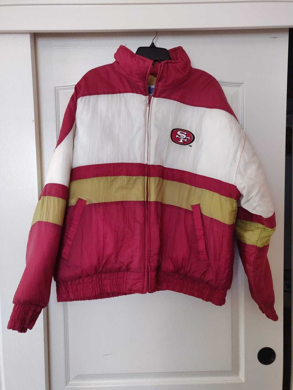 Sale Vintage Puma San Francisco SF 49ers Hooded Rain Coat