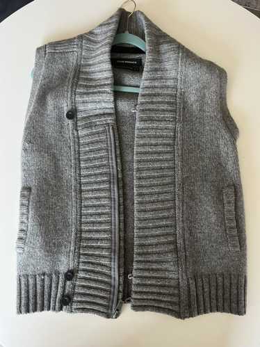 Club Monaco Cashmere blend zip up vest