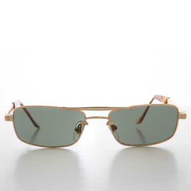 Shallow Lens Pilot Vintage 90s Sunglasses - Reyes