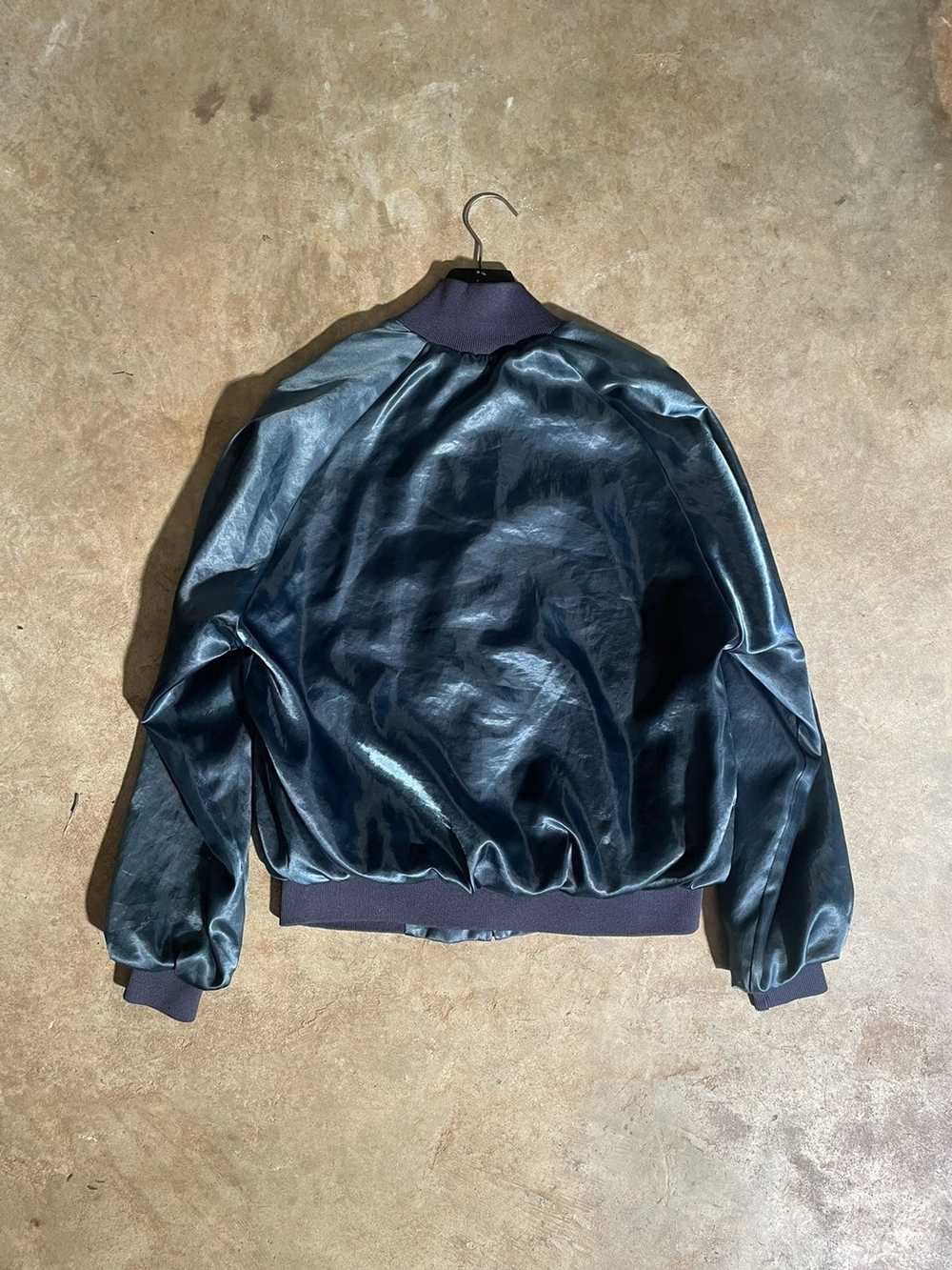 Auburn Sportswear Silky Satin 70’s Bomber Jacket - image 2