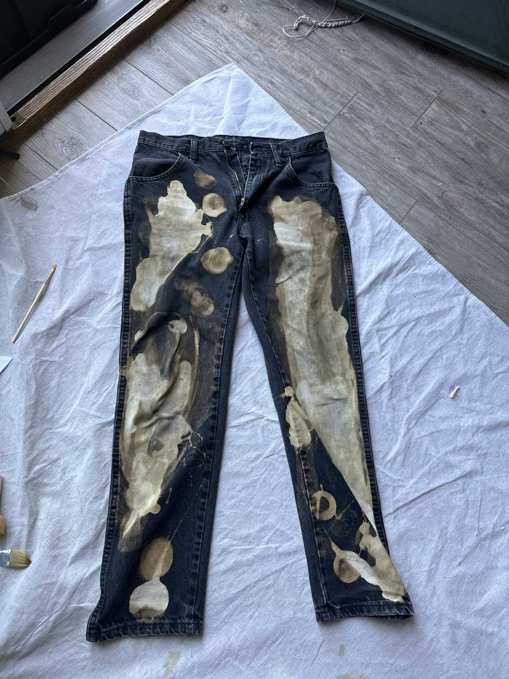 Rustler × Vintage Custom bleached rustler denim - image 2