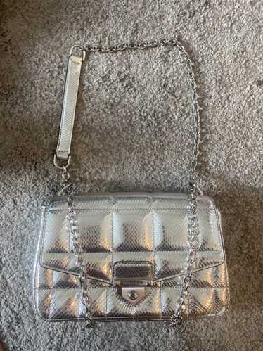 Michael Kors MK rare shoulder bags silver