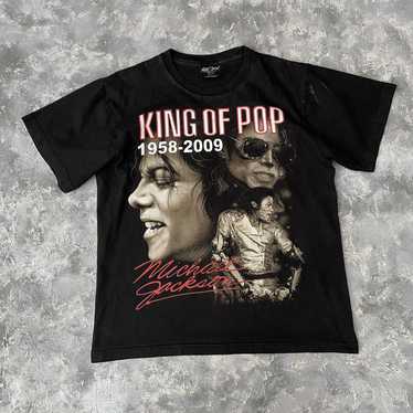 rare vintage Michael Jackson t-shirt All over print tee Music Size L pop  legend