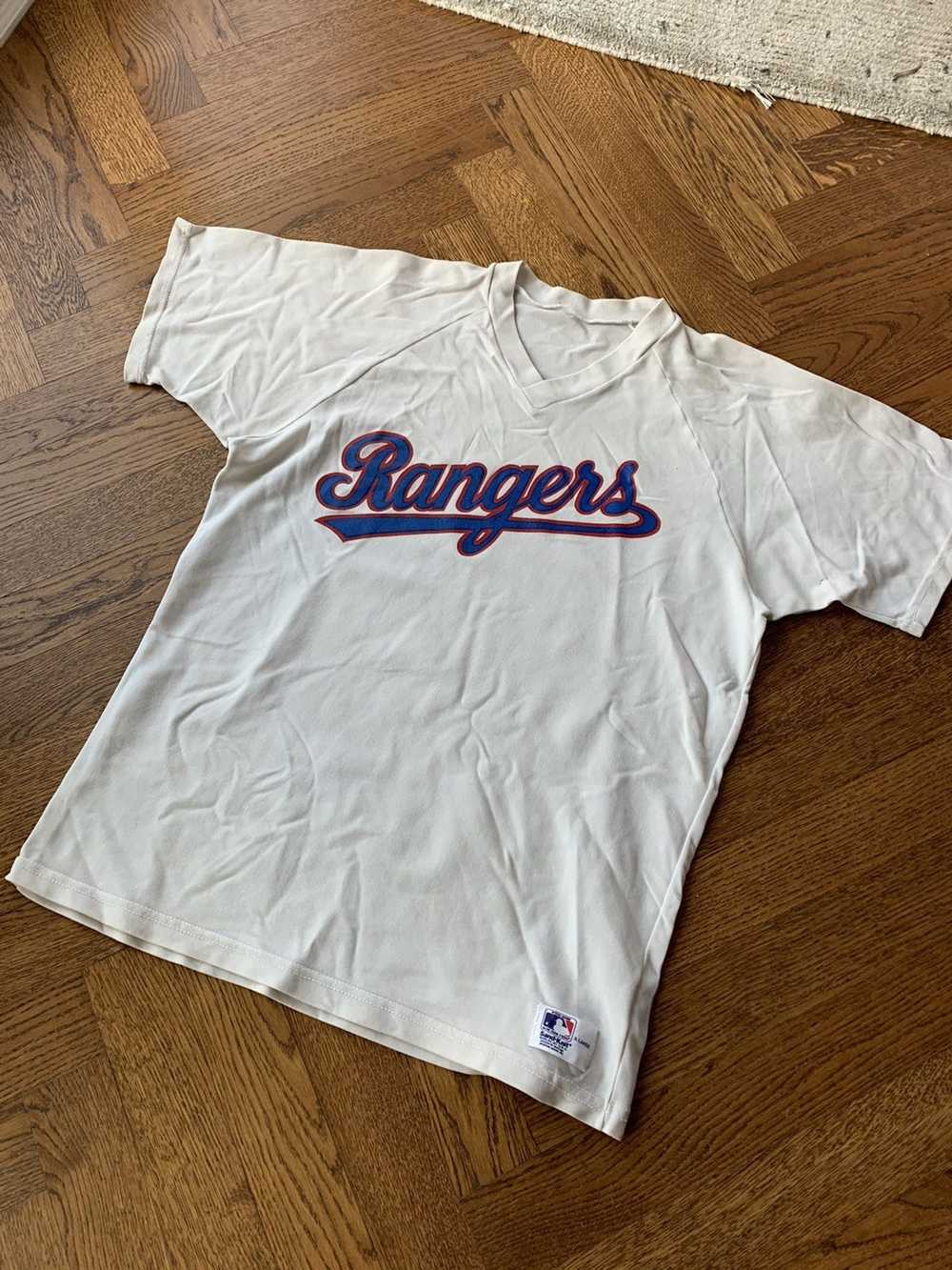 Jersey × MLB × Vintage 1980s Texas Rangers Baseba… - image 2