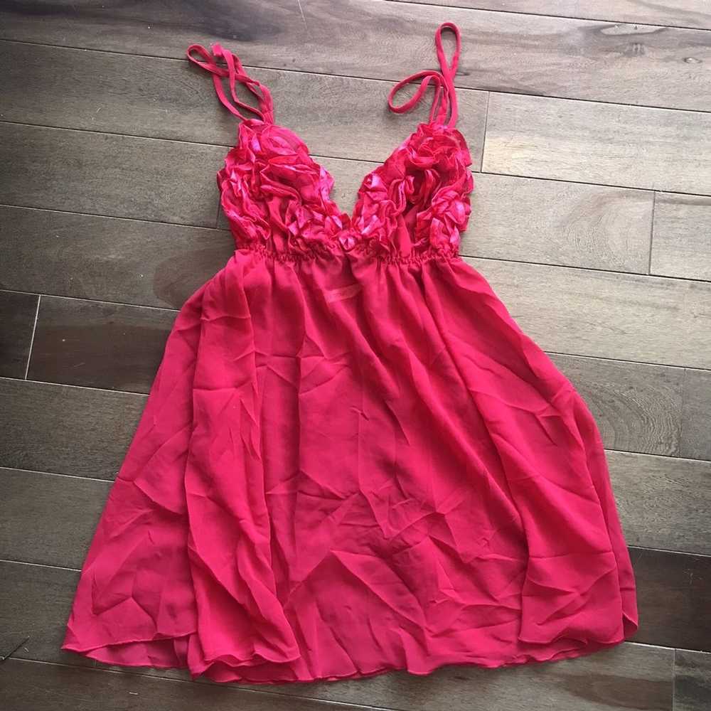 Victoria's Secret Victoria’s Secret Chemise Red V… - image 4